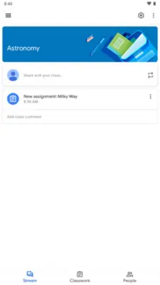 Google Classroom android App screenshot 0