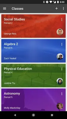 Google Classroom android App screenshot 9