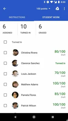 Google Classroom android App screenshot 12
