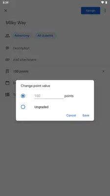 Google Classroom android App screenshot 4